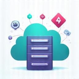 Icon representing cloud rendering